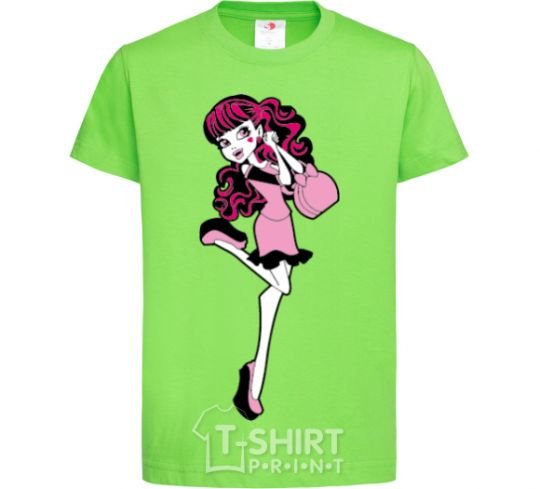 Kids T-shirt Happy Draculaura orchid-green фото