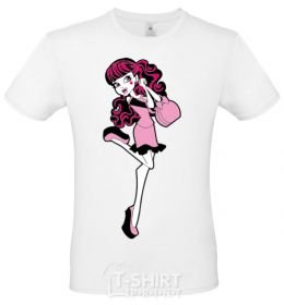 Men's T-Shirt Happy Draculaura White фото