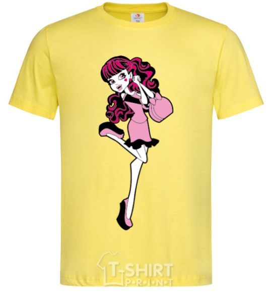 Men's T-Shirt Happy Draculaura cornsilk фото