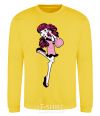 Sweatshirt Happy Draculaura yellow фото