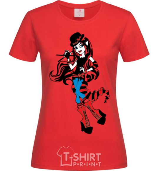 Women's T-shirt Boo-Loo Carone red фото