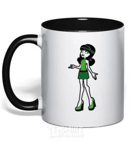 Mug with a colored handle