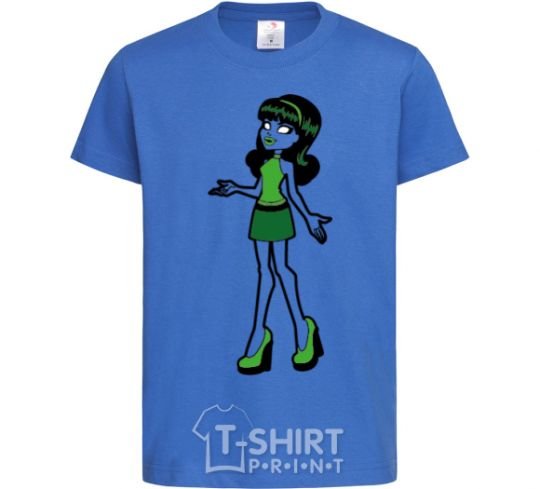 Kids T-shirt Skara Screams royal-blue фото