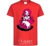 Детская футболка Дракулаура принцесса Красный фото