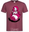 Men's T-Shirt Draculaura the princess burgundy фото