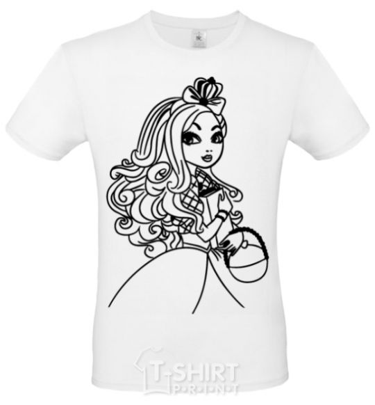 Men's T-Shirt Apple White White фото