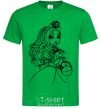 Men's T-Shirt Apple White kelly-green фото