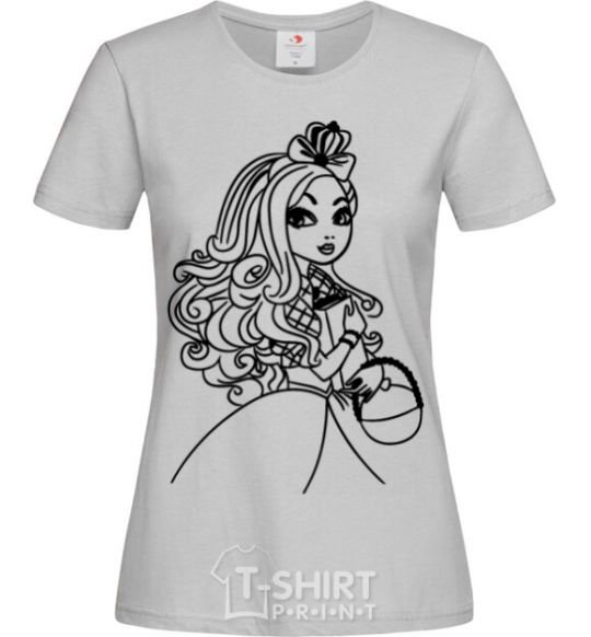 Women's T-shirt Apple White grey фото