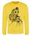 Sweatshirt Apple White yellow фото