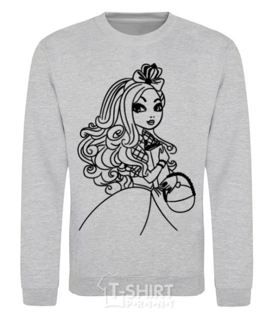 Sweatshirt Apple White sport-grey фото