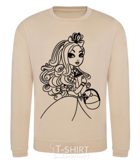 Sweatshirt Apple White sand фото