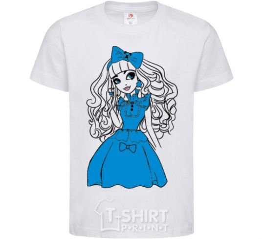 Kids T-shirt Blondie Lox White фото