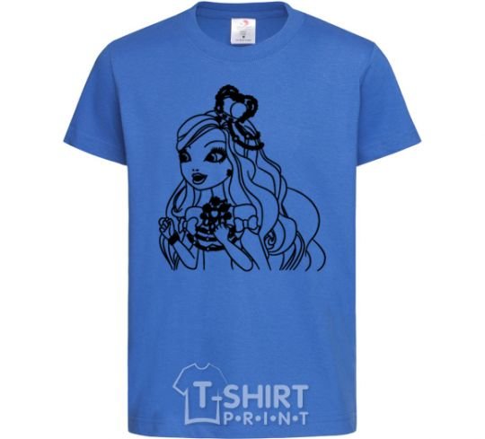 Kids T-shirt Apple White Snow White's daughter royal-blue фото