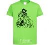 Kids T-shirt Apple White Snow White's daughter orchid-green фото