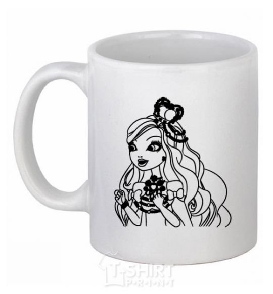 Ceramic mug Apple White Snow White's daughter White фото