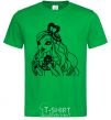 Men's T-Shirt Apple White Snow White's daughter kelly-green фото