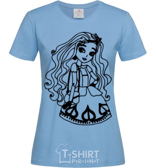 Women's T-shirt Cedar Wood sky-blue фото