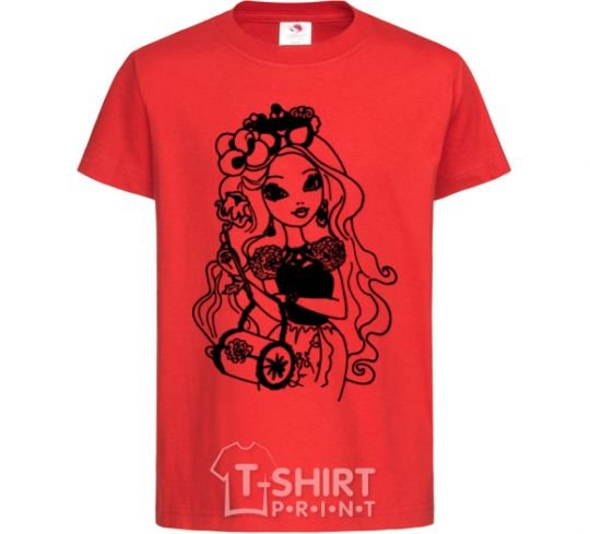 Kids T-shirt Briar Beauty red фото