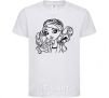 Kids T-shirt Medellin Hetter with a mouse White фото
