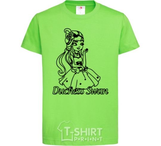 Kids T-shirt Duchess Swan orchid-green фото