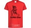 Kids T-shirt Duchess Swan red фото