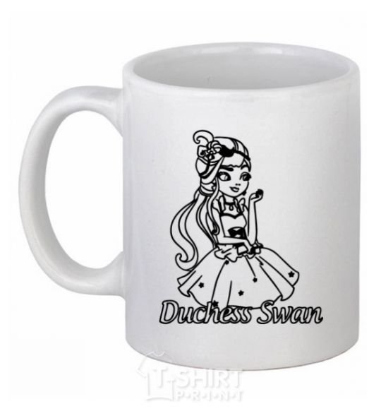 Ceramic mug Duchess Swan White фото