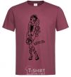 Men's T-Shirt Ashlynn Ella burgundy фото