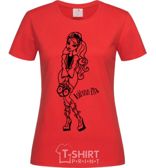 Women's T-shirt Ashlynn Ella red фото