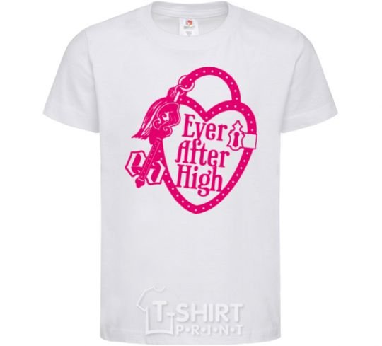 Kids T-shirt Logo Ever After High White фото