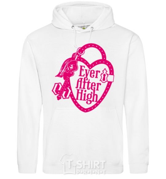 Men`s hoodie Logo Ever After High White фото