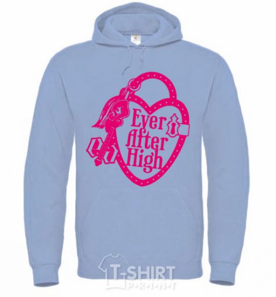 Men`s hoodie Logo Ever After High sky-blue фото