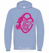 Men`s hoodie Logo Ever After High sky-blue фото