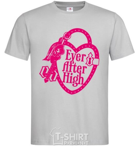 Men's T-Shirt Logo Ever After High grey фото