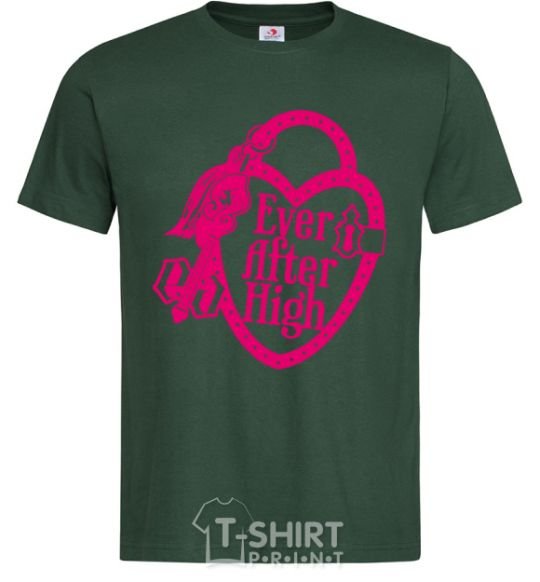 Men's T-Shirt Logo Ever After High bottle-green фото