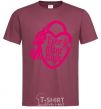 Men's T-Shirt Logo Ever After High burgundy фото