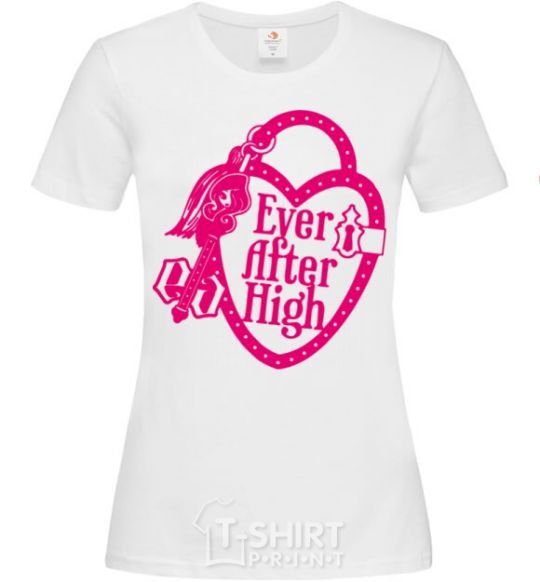Women's T-shirt Logo Ever After High White фото