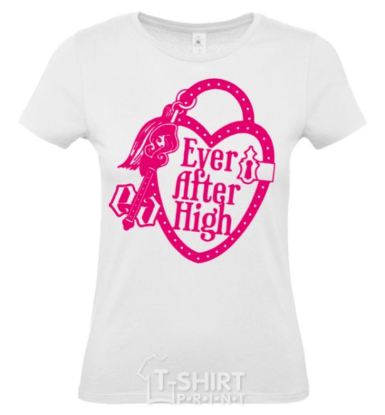 Women's T-shirt Logo Ever After High White фото