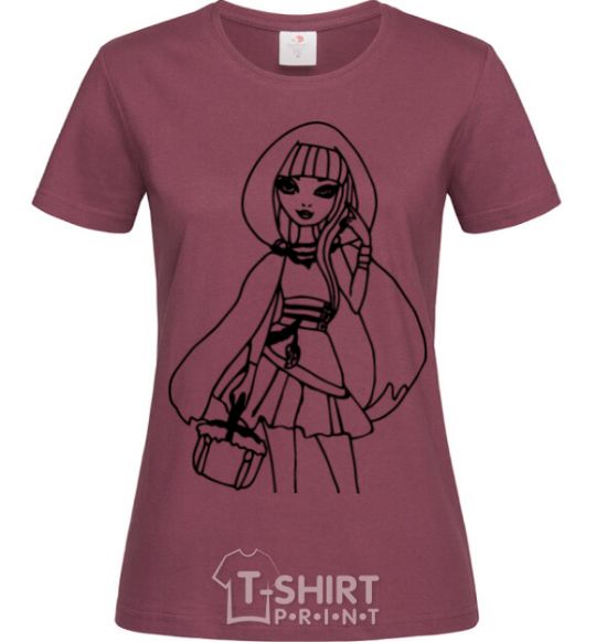 Women's T-shirt Cerise Hood burgundy фото