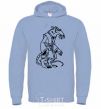 Men`s hoodie Sensei Splinter sky-blue фото