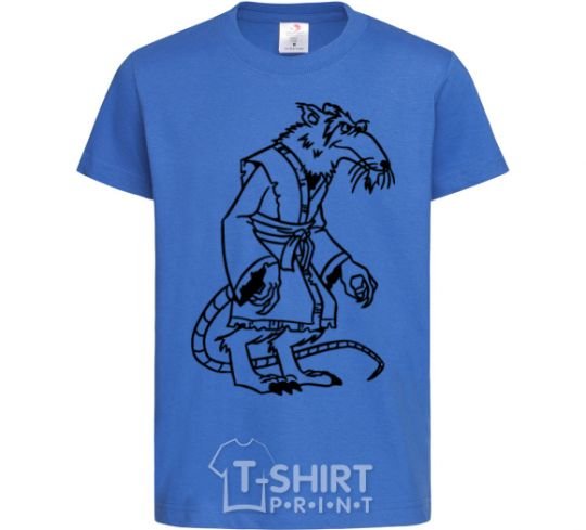 Kids T-shirt Sensei Splinter royal-blue фото