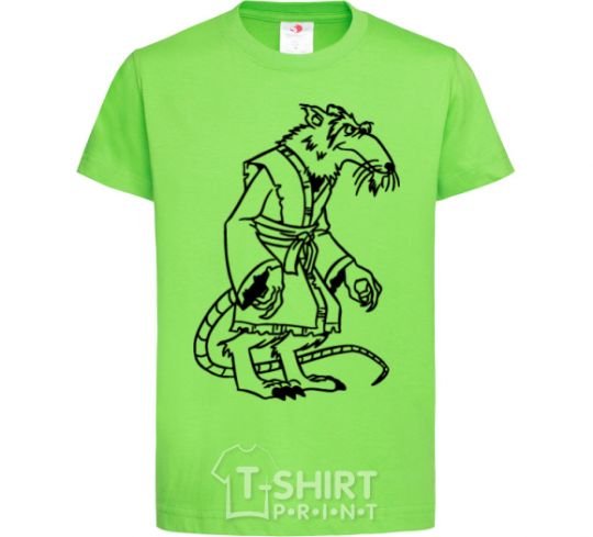 Kids T-shirt Sensei Splinter orchid-green фото