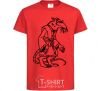 Kids T-shirt Sensei Splinter red фото