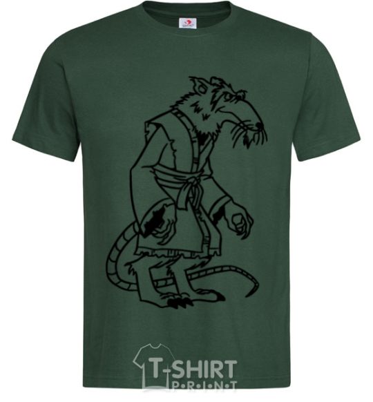 Мужская футболка Сэнсэй Сплинтер Темно-зеленый фото