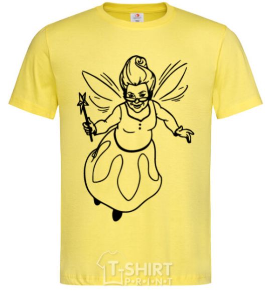 Men's T-Shirt Fairy godmother cornsilk фото