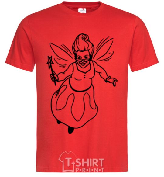 Men's T-Shirt Fairy godmother red фото