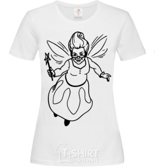 Women's T-shirt Fairy godmother White фото