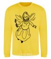 Sweatshirt Fairy godmother yellow фото