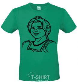 Men's T-Shirt A cat in boots with a hat kelly-green фото