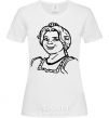 Women's T-shirt Fiona's portrait White фото