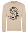 Sweatshirt Fiona's portrait sand фото